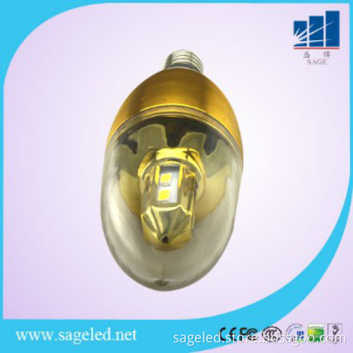 4W High Lumen led candle lights candle lamp